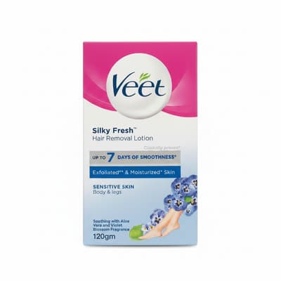 Veet Silky Fresh Hair Removal Lotion Sensitive Skin