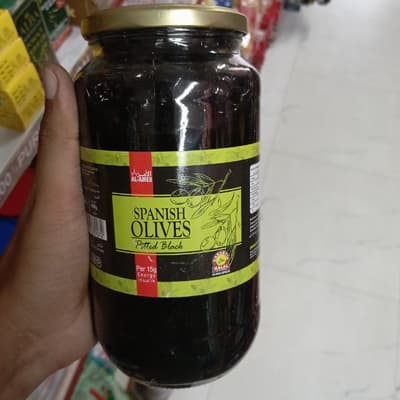 Spanish Olives Pitted Black