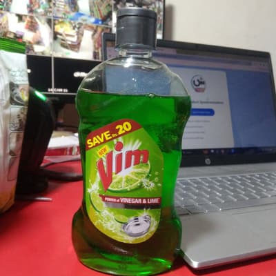 Save Rs. 20 New Vim Power Of Vinegar & Lime Dishwash Liquid