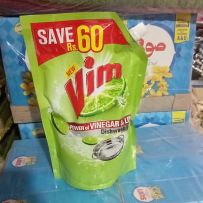 Vim Dishwash Liquid Power Of Vinegar & Lime