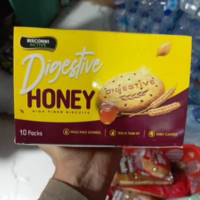 Bisconni Digestive Honey High Fiber Biscuits