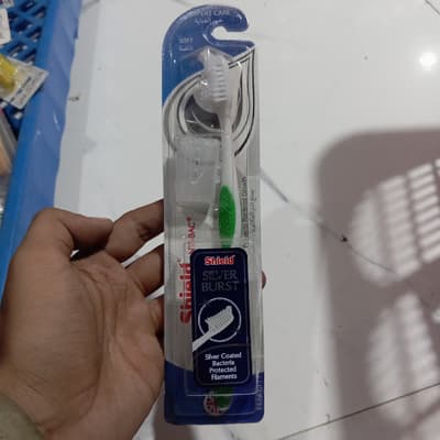 Shield Silver Burst Anti-bac Toothbrush